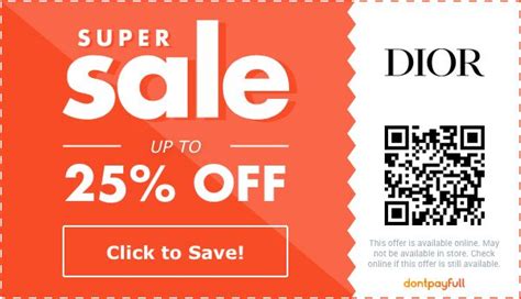 Dior Coupon & Promo Codes 